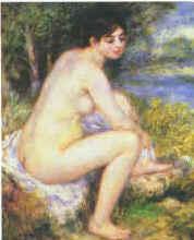  Female Nude in a Landscape, Pierre Renoir